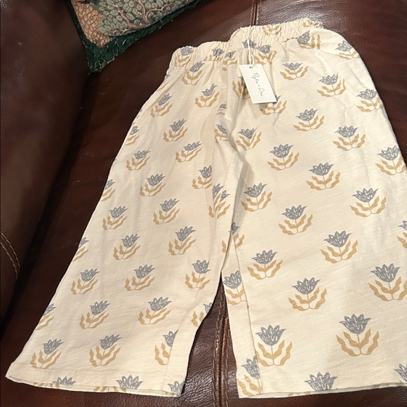 Rylee + Cru Cream and Blue Kids Matching Set - Picture 5 of 5